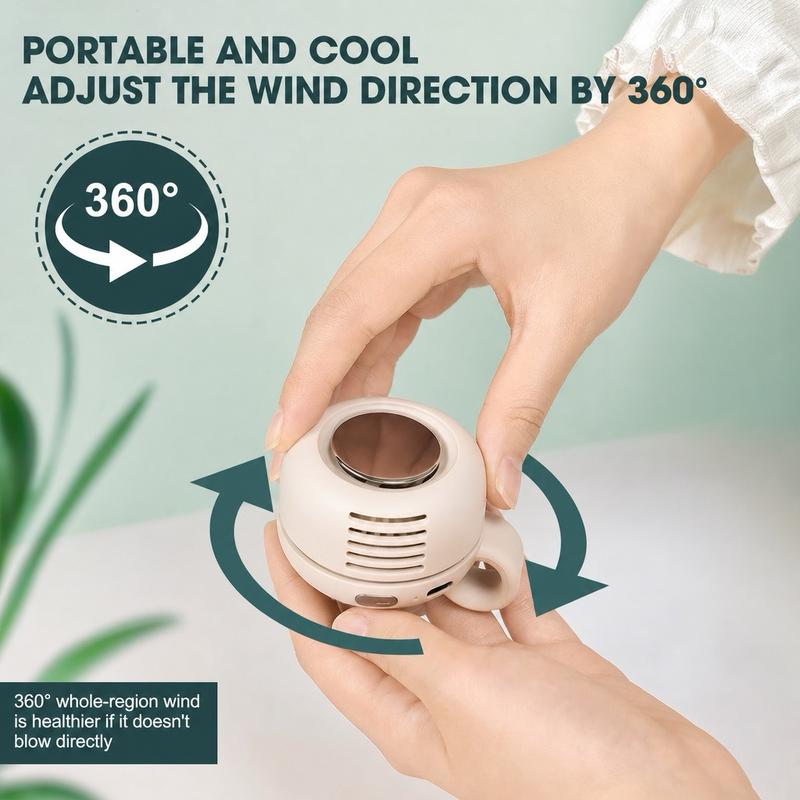 Avelio AirClip™ — Wearable Hands-Free Clip Fan