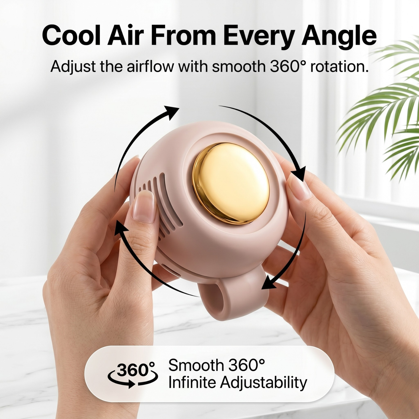 Avelio AirClip™ — Wearable Hands-Free Clip Fan